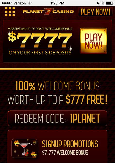  planet 7 casino mobile app